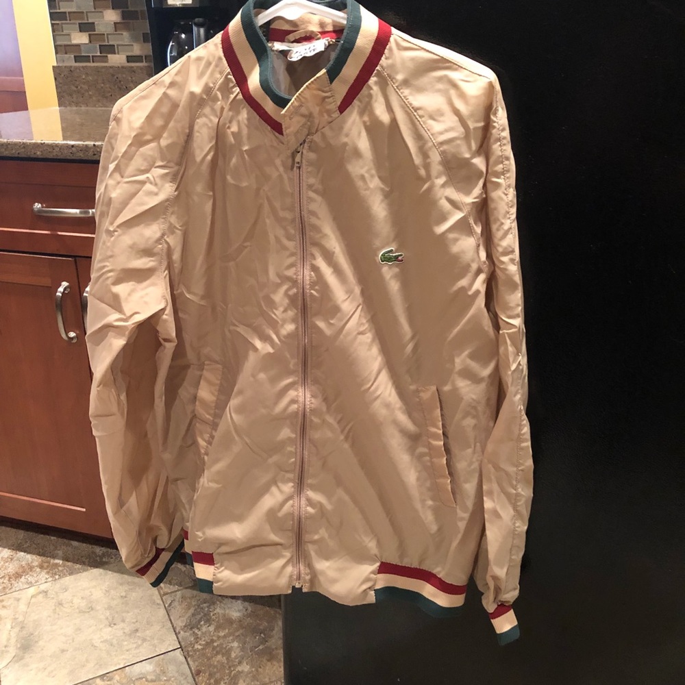 Vintage Lacoste wind breaker jacket